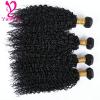 400g/4 Bundles 7A Kinky Curly Virgin Brazilian Human Hair Weft Extensions #4 small image