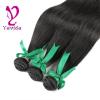 7A 100% Virgin Human Hair Weave 3 Bundles Brazilian Straight Hair Weft 300g #1B