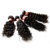 Brazilian Curly Weave Virgin hair extension 4 bundles/200g Natural Black Hair #1 small image