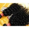 Brazilian Curly Weave Virgin hair extension 4 bundles/200g Natural Black Hair #5 small image
