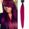 Colorful Ombre Virgin Remy Hair Bundles Brazilian Straight Two Tone Hair Weaves