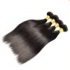 4 Bundles Straight Weave Brazilian Virgin Human Hair Extensions Natural Color #4 small image