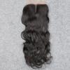 7A 100% Unprocessed Brazilian water wave Virgin Hair Silk Base Closure #1 small image