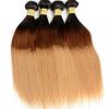 Ombre 100% Unprocessed Brazilian Virgin Straight Hair Extension 300g/3 Bundles #3 small image