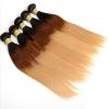 Ombre 100% Unprocessed Brazilian Virgin Straight Hair Extension 300g/3 Bundles #4 small image