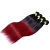 Brazilian virgin hair bundles 1B-Bug color red human hair weave 4bundles/200g #2 small image