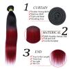 Brazilian virgin hair bundles 1B-Bug color red human hair weave 4bundles/200g #4 small image