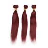 Brazilian Virgin Hair Color 33# Straight Real Remy Human Hair Extension Weft #2 small image