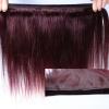 Brazilian Virgin Hair Color 33# Straight Real Remy Human Hair Extension Weft #3 small image