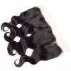 Brazilian Virgin Human Hair Body Wave 13*4 Lace Frontal Closure Natural Black