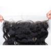 Best Virgin Remy Human Hair Ear to Ear Lace Frontal Brazilian Body Wave Closures #4 small image