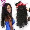 THICK Deep Wave Human Hair Extensions Weft Brazilian Virgin Hair 300g/3 Bundles