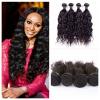 Virgin Top Remy 100% Brazilian 4Bundle remy human hair weft Weave extension 200g