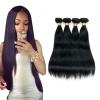 Brazilian Virgin Remy Human Hair Extensions Weave Straight 4 Bundle Weaving 200G #1 small image