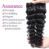 8A Brazilian Virgin Hair 360 Lace Frontal Closure with 2 Bundles Deep Wave #4 small image
