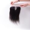 4 x4 Lace Closure 6A Unprocessed Brazilian Virgin straight Human Hair Extensions #1 small image