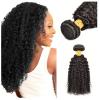 1 Bundle Brazilian Kinky Curly Virgin Hair Curly Weave Human Hair Natural Black #2 small image