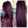 3 Bundles Brazilian Virgin Human Hair Straight Red Wine Burgundy 99J Weave Weft #3 small image