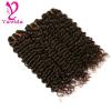 7A Peruvian Virgin Deep Wave Curly Unprocessed Human Hair Weft 3 Bundles 300g #1 small image