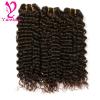 7A Peruvian Virgin Deep Wave Curly Unprocessed Human Hair Weft 3 Bundles 300g #2 small image