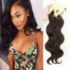 3 Bundles Body Wave 100% Unprocessed Virgin Human hair Extensions Peruvian Wefts #1 small image