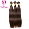 7A Peruvian Virgin Straight Human Hair Weave Weft 3 Bundles #4 total 300g