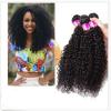 3 Bundles Kinky Curly Peruvian Virgin Hair Extensions Weft Human Hair Weave lot #3 small image