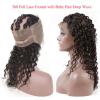 Peruvian Virgin Human Hair Deep Wave 360 Lace Frontal Closure With 4 Bundles #4 small image