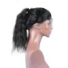 100% Peruvian Virgin Human Hair 360 Lace Frontal Closures Wavy Lace Band Frontal #2 small image