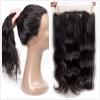 360 Lace Frontal Closure with 3 Bundles 300g Peruvian Virgin Hair Body Wave Weft