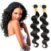 3 Bundles 100% Peruvian Human Virgin Hair Wavy Body Wave Weave Weft 150g all