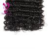 300g/3 Bundles 7A Virgin Peruvian Deep Wavy Wave Curly Human Hair Weft Extension