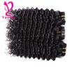 7A Virgin Peruvian Human Hair Extensions Weave 3 Bundles Deep Wave Curly Hair