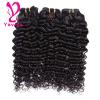 7A Virgin Peruvian Human Hair Extensions Weave 3 Bundles Deep Wave Curly Hair #2 small image