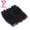 7A Virgin Peruvian Human Hair Extensions Weave 3 Bundles Deep Wave Curly Hair #3 small image