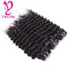 7A Virgin Peruvian Human Hair Extensions Weave 3 Bundles Deep Wave Curly Hair #5 small image