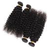 4 bundles Peruvian Virgin Remy Hair kinky curly Human Hair Weave Extensions 200g #4 small image