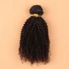 7A Peruvian Kinky Curly hair 3 Bundles with Lace Closure 100% Human Virgin Hair #2 small image