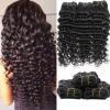 Deep Wave 7A Peruvian Virgin Human Hair Weft Weave Extension Natural Color 95g #1 small image