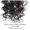 Deep Wave 7A Peruvian Virgin Human Hair Weft Weave Extension Natural Color 95g #4 small image