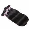 360 Lace Frontal Closure With 4 Bundles Peruvian Virgin Human Hair Silk Straight #4 small image