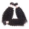 3PCS/300g Unprocessed Peruvian 7A Curly Virgin Hair Human Hair Extensions #3 small image
