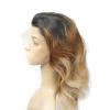 Peruvian Virgin Human Hair 360 Lace Frontal Closure Ombre Blonde Lace Closure