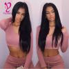 Unprocessed Virgin 7A Straight Hair Extensions Human Hair Weave 3 Bundles/300g #1 small image