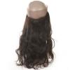 Peruvian Virgin Human Hair Body Wave 360 Lace Frontal Closure With 4 Bundles #5 small image