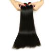 Peruvian straight Virgin Hair Weave 3Bundle Human Hair Extension 100%Unprocessed #3 small image
