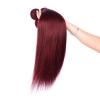 3100g Unprocessed Virgin Peruvian Silky Straight Human Hair Weave 18inch 99J# #3 small image