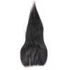 4&#034;X4&#034; Lace Closure Peruvian Virgin Human Hair Hairpiece Extensions Natural Black #4 small image