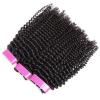 Luxury Kinky Curly Peruvian Virgin Human Hair Extensions 7A Weave Weft
