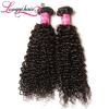 100g 7A Peruvian Curly Hair Bundles 100% Unprocessed Virgin Human Hair Extension #2 small image